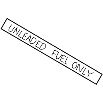 Dodge 4490411 Fuel Label