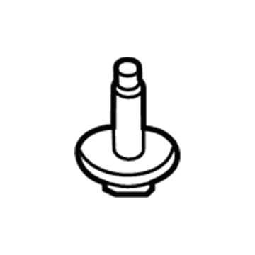 Dodge 6508332AA Underbody Shield Retainer Screw