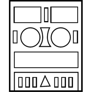 Chrysler YB08XZAAA Center Bezel