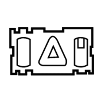 Chrysler 5102614AA Hazard Switch