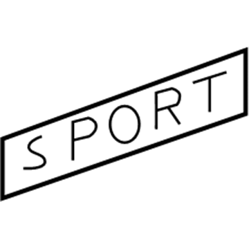 Dodge 55077328AB Nameplate