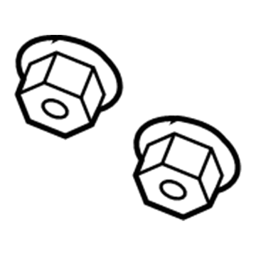 Chrysler 6104716AA Hinge Lock Nut