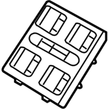 Jeep Wrangler JK Power Window Switch - 68156217AC