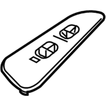 Dodge 5HS78BD5AF Switch Bezel