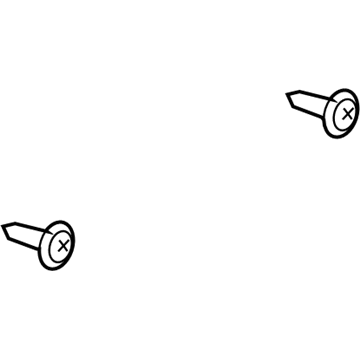 Dodge 6035556 Door Trim Panel Screw