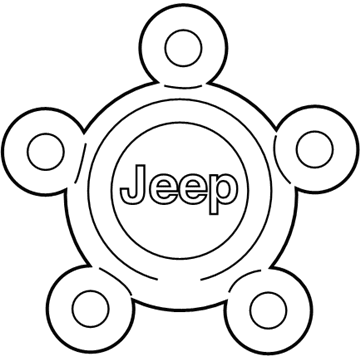 Jeep 1LB77DX8AC Center Cap