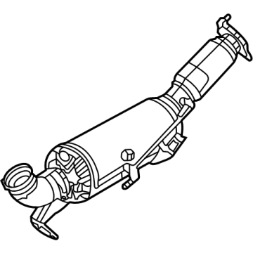 Jeep 68508878AB Converter & Pipe