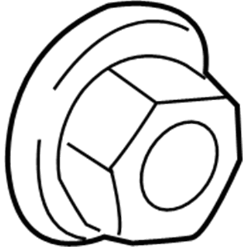 Dodge 6105171AA Step Bumper Nut
