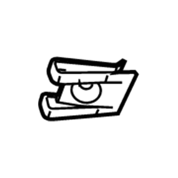 Mopar 4857753AA Bumper Cover Retainer, Rear Mopar 4857753AA Bumper Cover Retainer, Rear