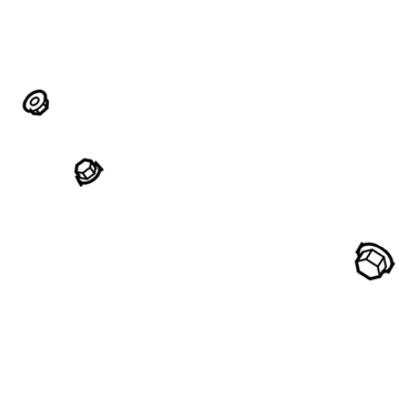 Dodge 6506587AA Lower Ball Joint Nut