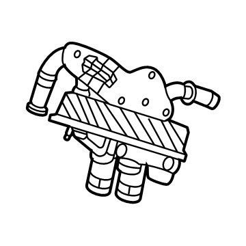 Jeep Wrangler Oil Cooler - 68404398AA