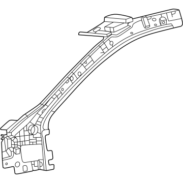 68585292AC Mopar Reinforce - A - Pillar Illustration 1 of 1