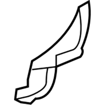 Mopar 68110150AG Side Seal, Passenger Side