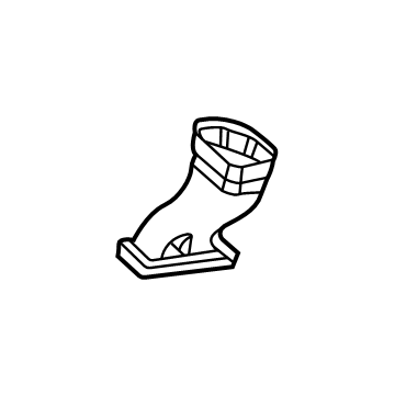 Mopar 55038060AC Lower Duct, Front Passenger Side Mopar 55038060AC Lower Duct, Front Passenger Side