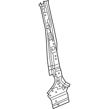 Jeep 68302790AG Inner Center Pillar