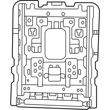 Jeep 68544901AA Seat Back Frame