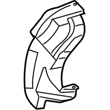 Mopar 4724717AA Splash Shield, Rear Driver Side