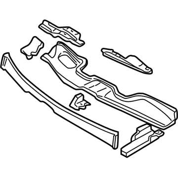 Mopar 4580363AJ Plenum Panel, Lower