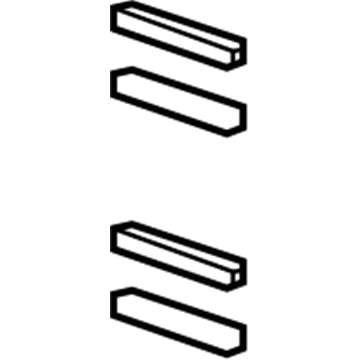 Mopar 68052384AA Caliper Hardware Kit, Rear