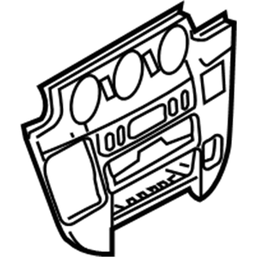 Dodge 5122372AA Center Bezel