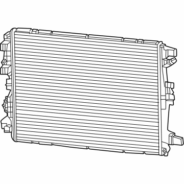 Jeep 68453306AA Auxiliary Radiator