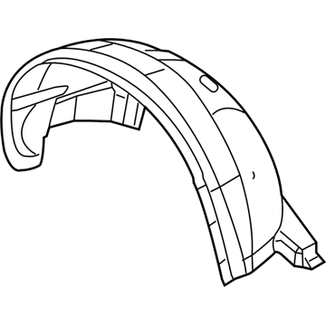 Jeep 55157410AD Fender Liner