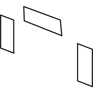 Jeep 55028214 Side Glass Spacer