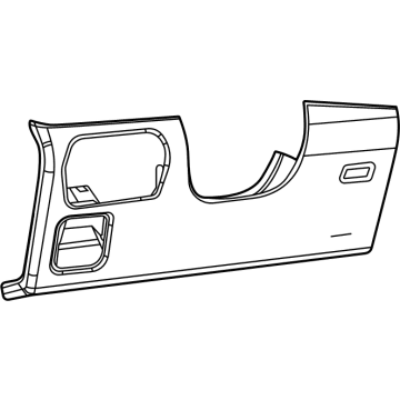 Jeep 6UB88SD4AA Knee Bolster