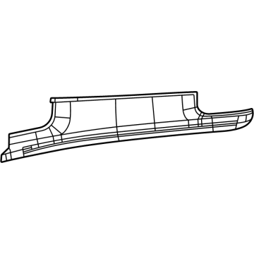 Jeep 6VT501A6AA Lower Dash Panel