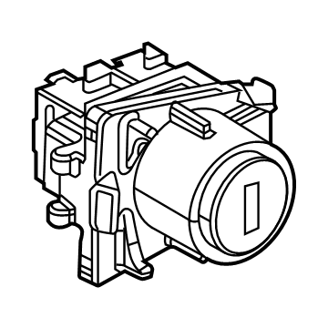 Jeep Grand Cherokee Door Lock Cylinder - 68519239AA