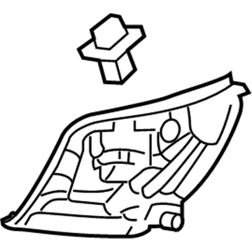 Chrysler 4389744AC Tail Lamp Pocket