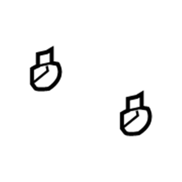 Dodge 5GE11TL2AA Sunvisor Support