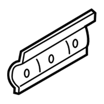 Dodge MR348021 License Bracket