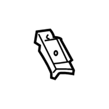 Dodge MR954953 Bumper Bracket