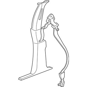 Jeep 5HQ36BD1AM Retractor Assembly