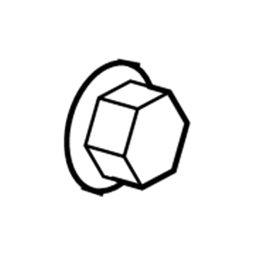 Jeep 6512602AA Mount Insulator Nut