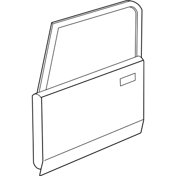 Jeep 4864668AE Door Assembly