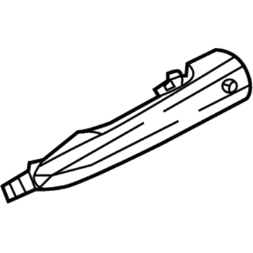 Jeep 5SV51DX8AA Handle, Outside