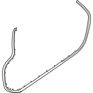 Dodge Viper Door Seal - 68096402AC