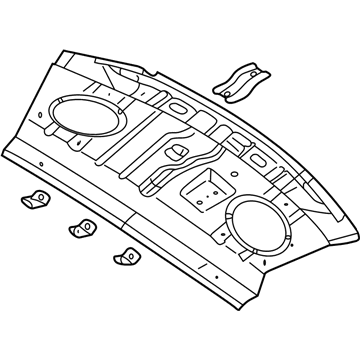 Chrysler 4878872AE Package Tray