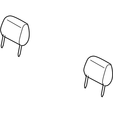 Dodge 1ER721D5AA Headrest