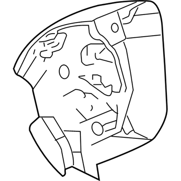 Mopar 1EB85DK5AB Rear Cover, Beige/Gray