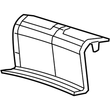 Chrysler 1WW25DX9AC Rear Trunk Trim