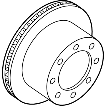 2014 Ram 2500 Brake Disc - 68188899AC