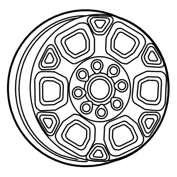 Ram 6MS02AAAAA Wheel, Alloy