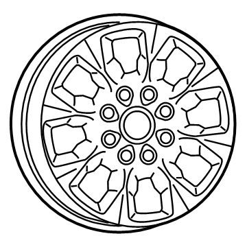 Ram 6MH983Z0AA Wheel, Alloy