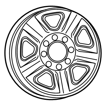 Ram 1UD26SZ0AC Wheel, Steel