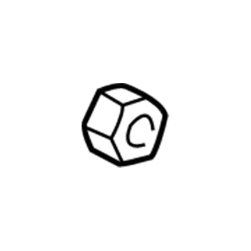 Dodge MB109029 Shaft Assembly Nut