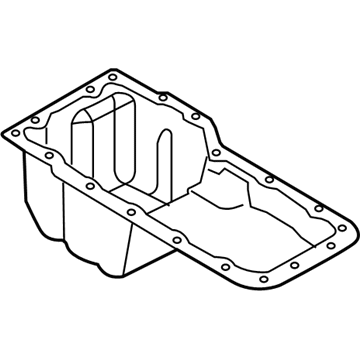 Jeep Wrangler Oil Pan - 4893207AC