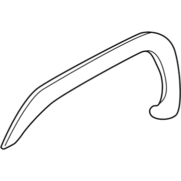 Dodge 5FJ52TZZAD Wheel Opening Molding